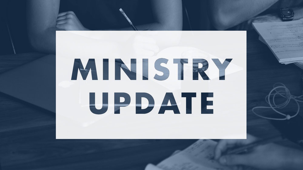 Ministry Update image