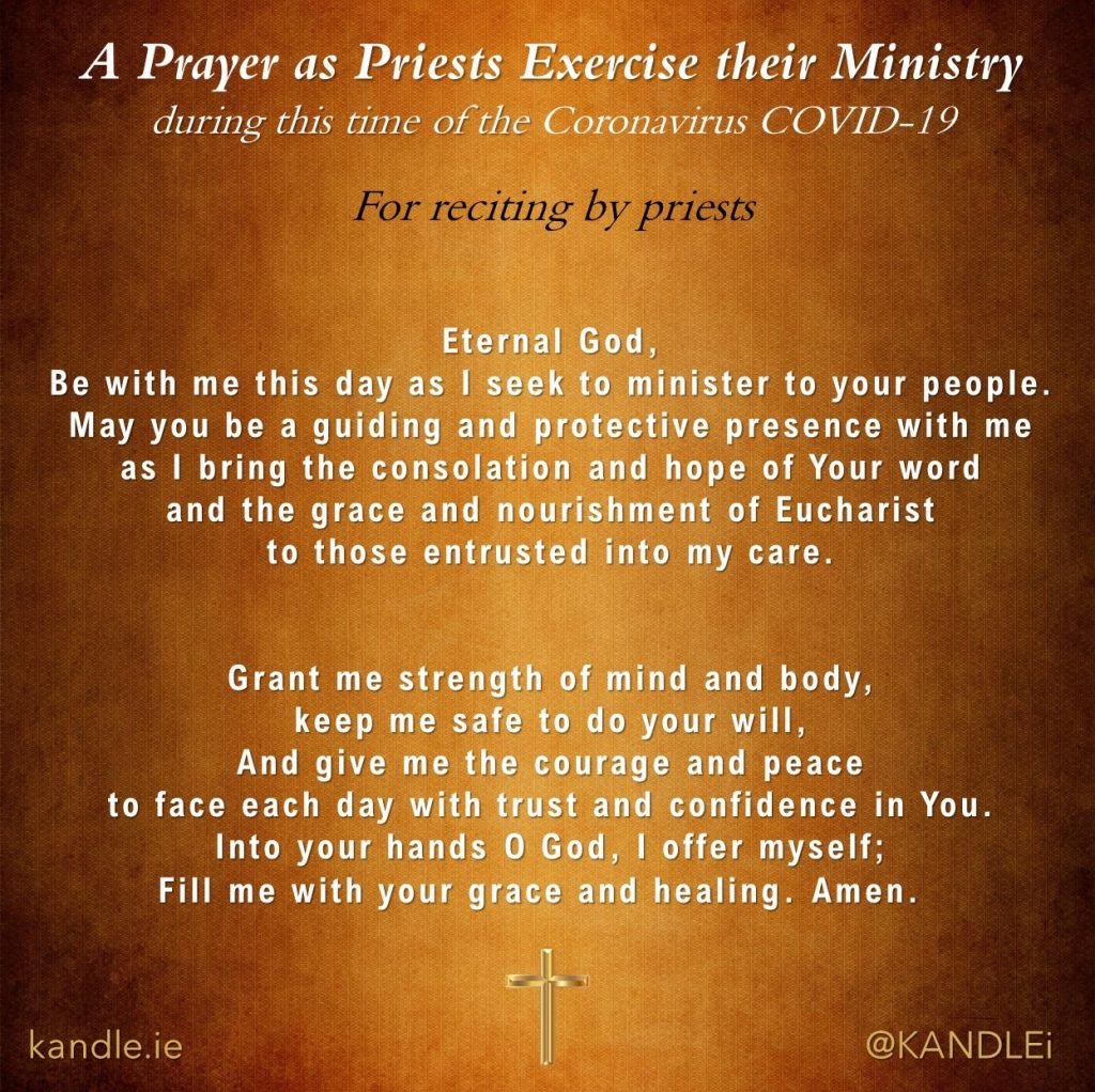 Prayers for use during this time Coronavirus COVID19 Kandle