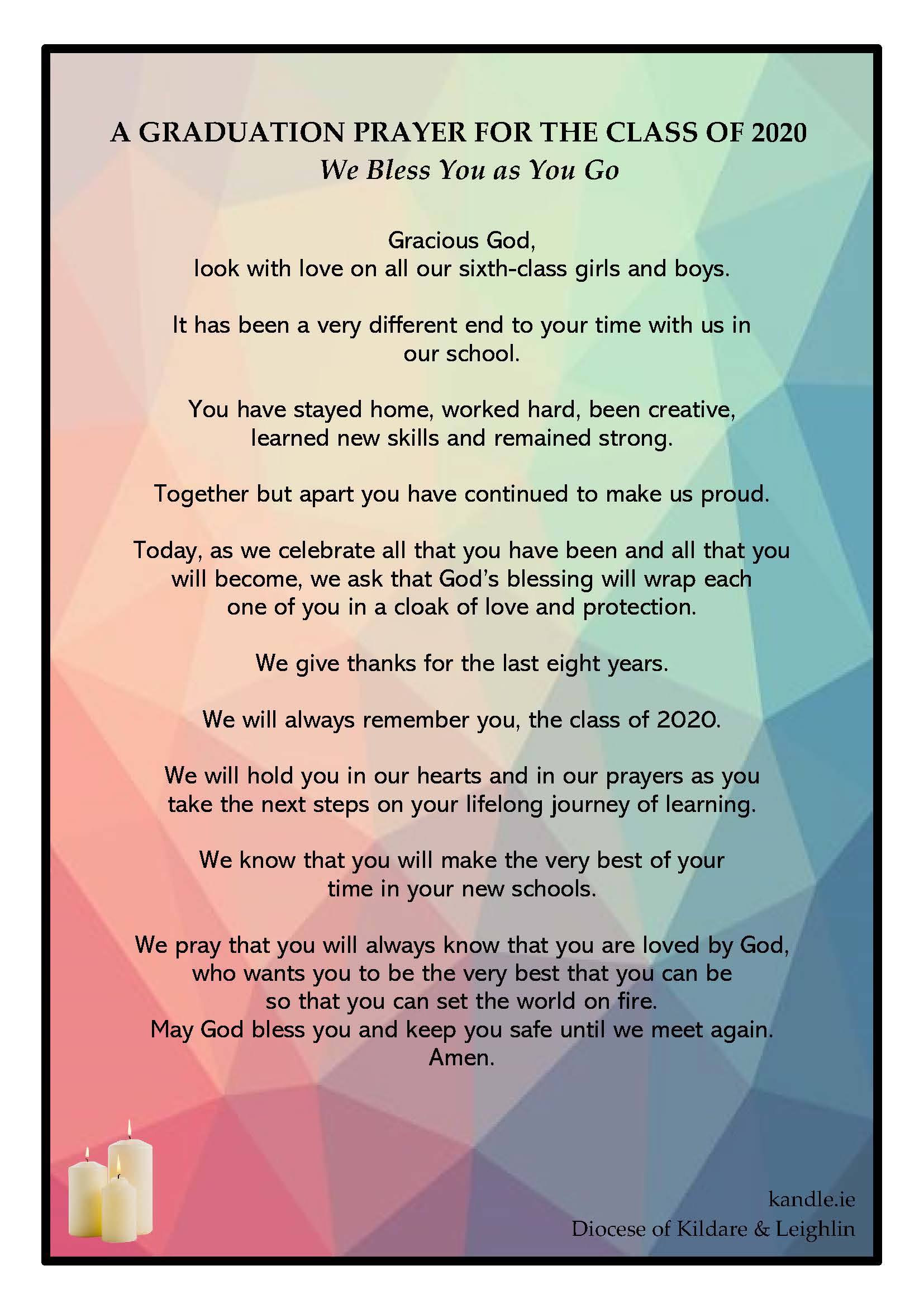 Graduation Prayer 2024 - Koral Cassandra