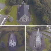 St Mary's Church Broadford (Top), St Patrick's Church Johnstownbridge (Bottom Left), St Brigid's Church Clogherinkoe (Bottom Right)