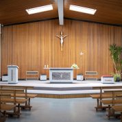 St Anne's Church Ballylinan - Aisle View